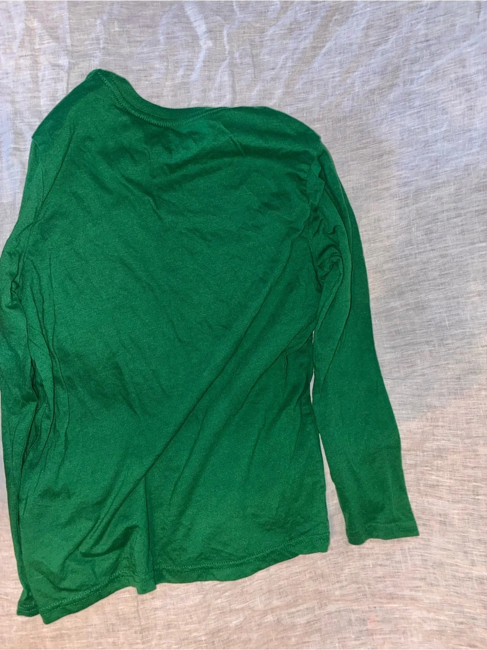 Holiday Time Green 'Ho Ho Ho' Long-Sleeve Tee